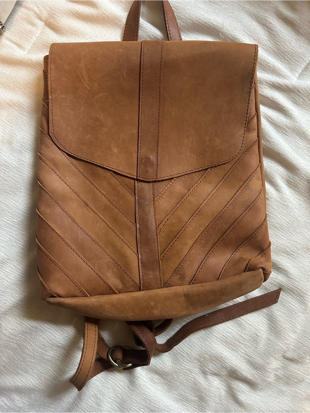 Raven and Lily (Magnolia) Leather Backpack